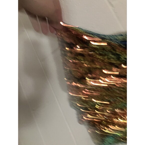 Sequin Gold party Romper Cami V Neck Size XS sleeveless - Picture 10 of 13